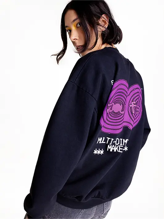 BLACK CREWNECK - Image 3